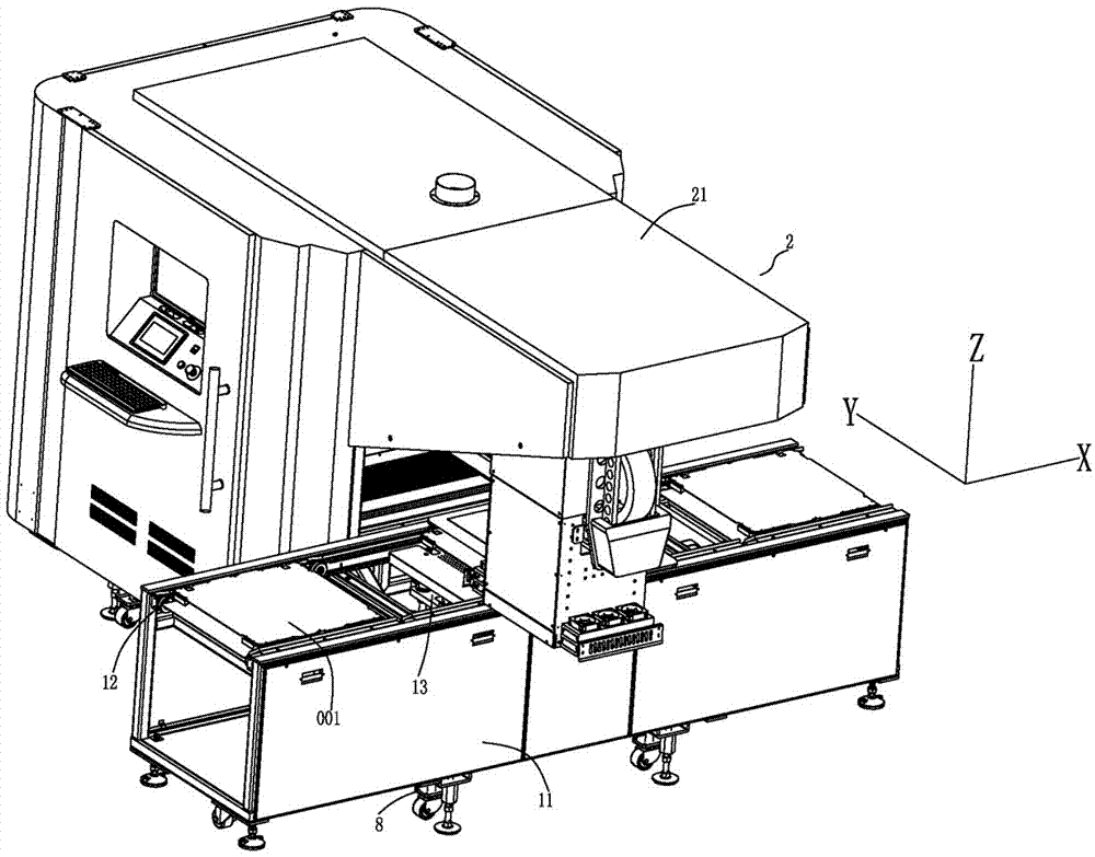 Automatic format digital jet printing system and printing method