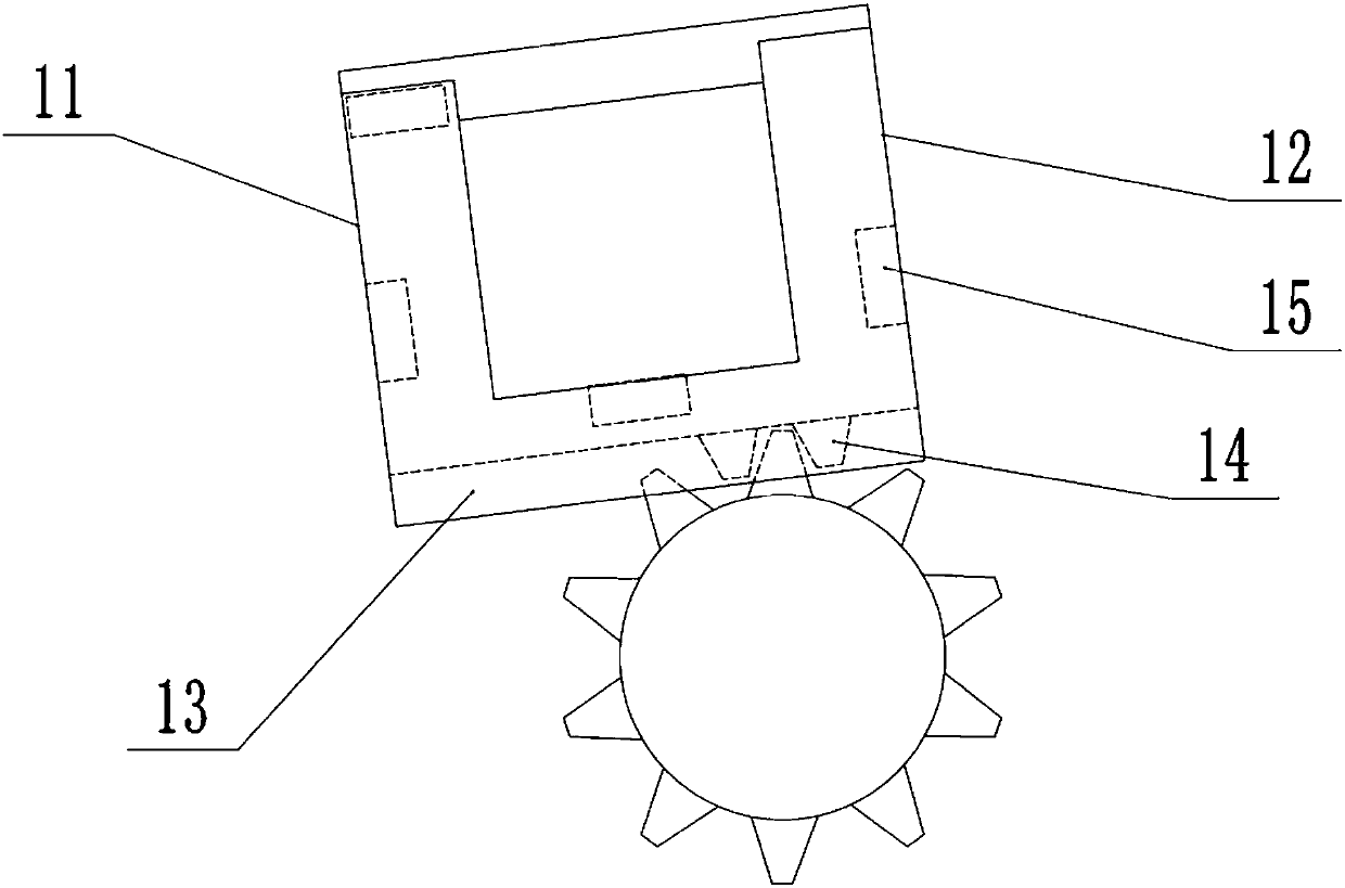 Fruit selling machine realizing split charging and conveying