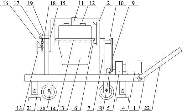 Simple concrete mixer