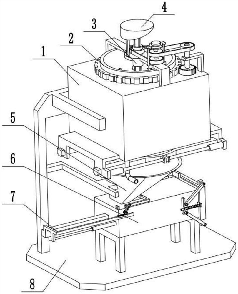 A pollution-free crushing device for medical waste