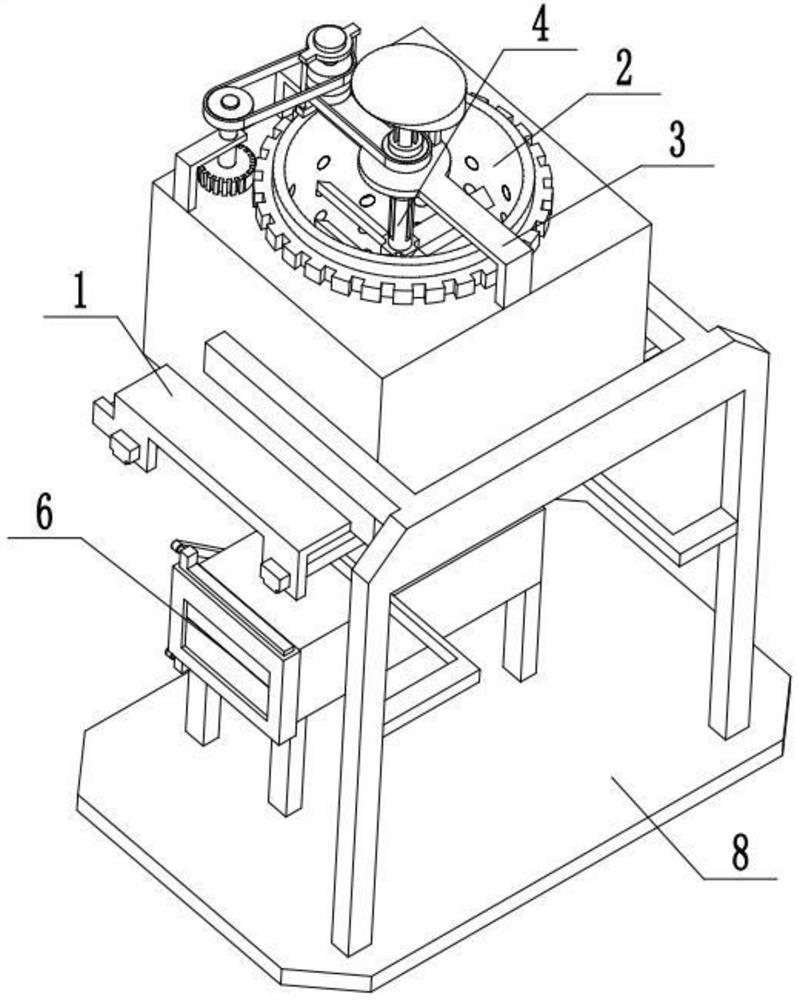 A pollution-free crushing device for medical waste