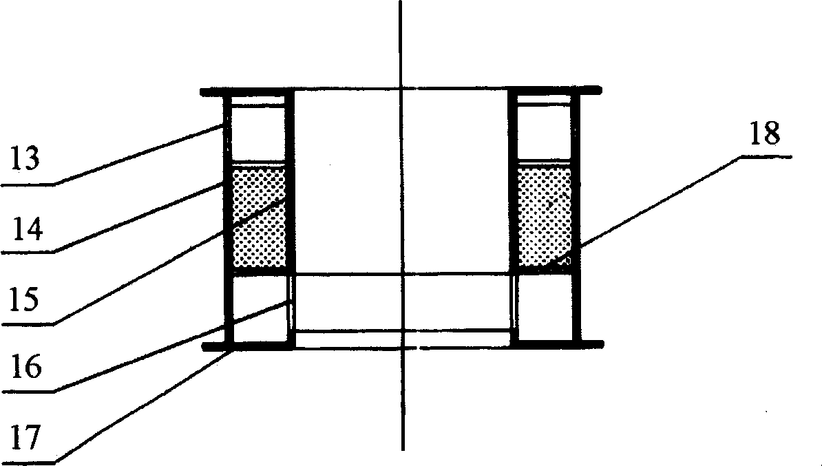 Drum type granular dust collector