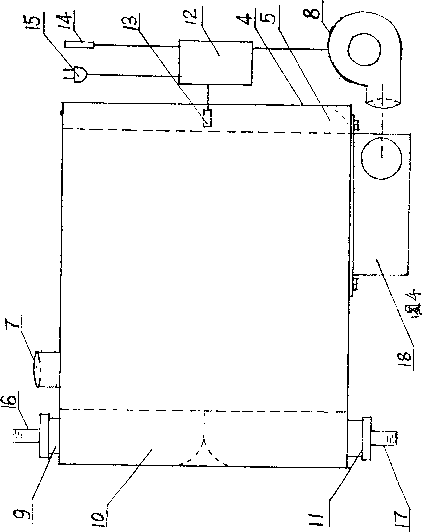 Wind exchange radiator