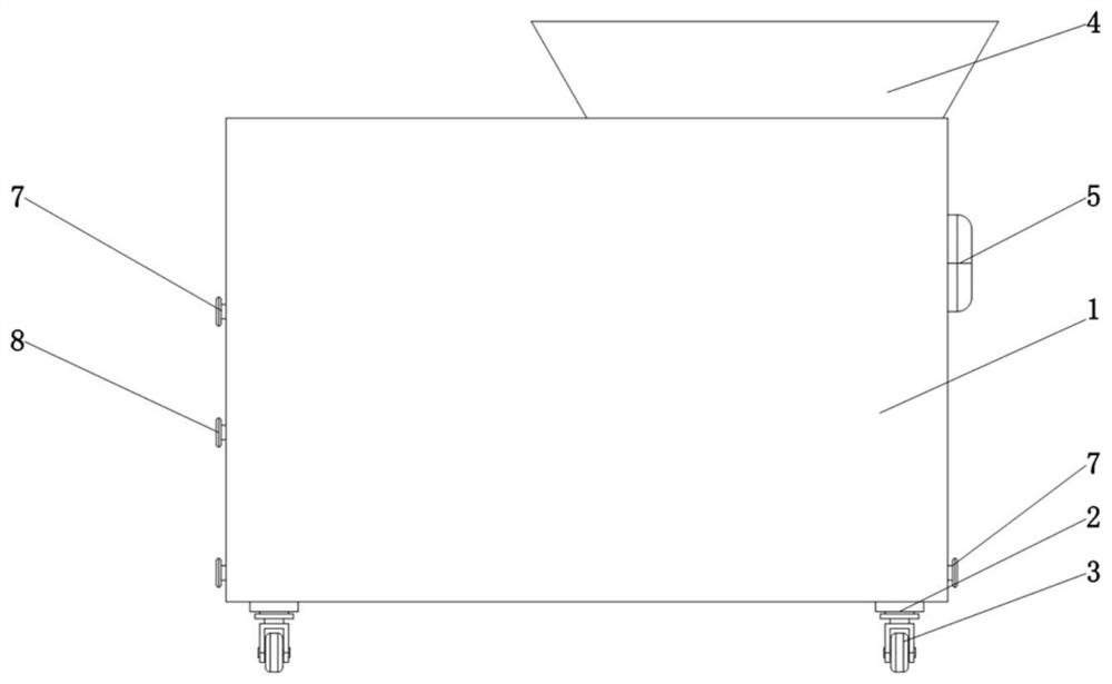 Waste collecting device for automobile part machining