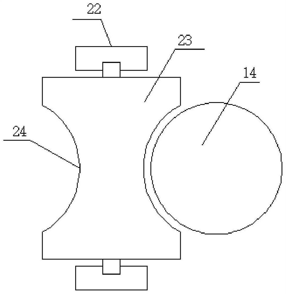 Glass tube sealing device of medicinal glass tube sealing assembly machine with protective structure