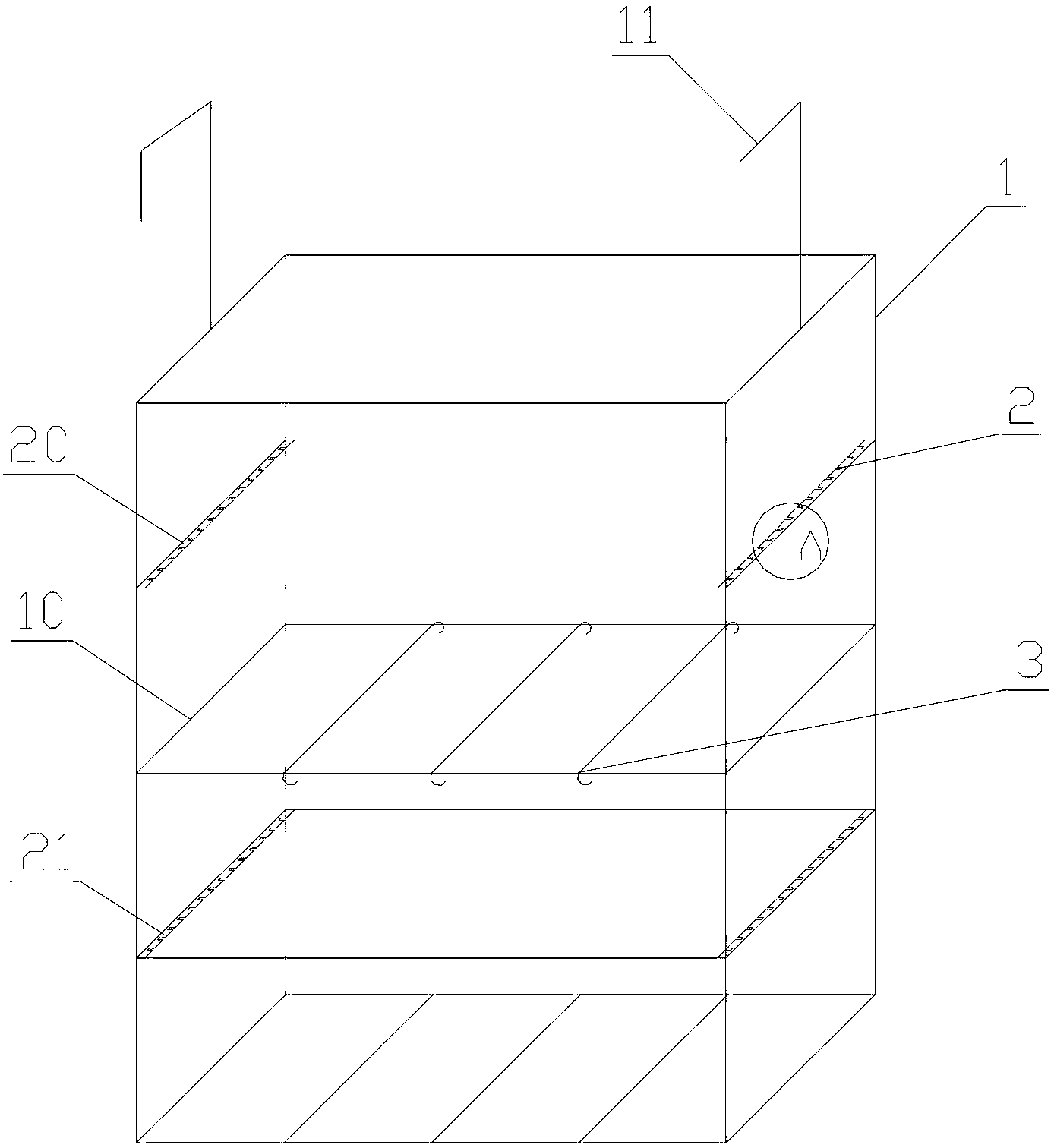 Copper plating process of flexible circuit board and copper-plating hanging basket thereof