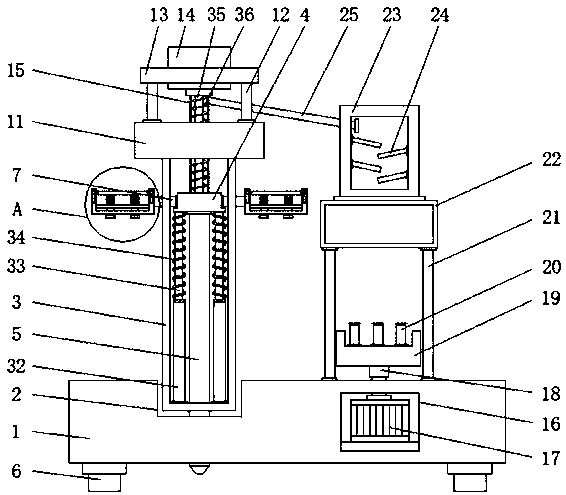 Garden soil sampling, drying and ingredient detecting device