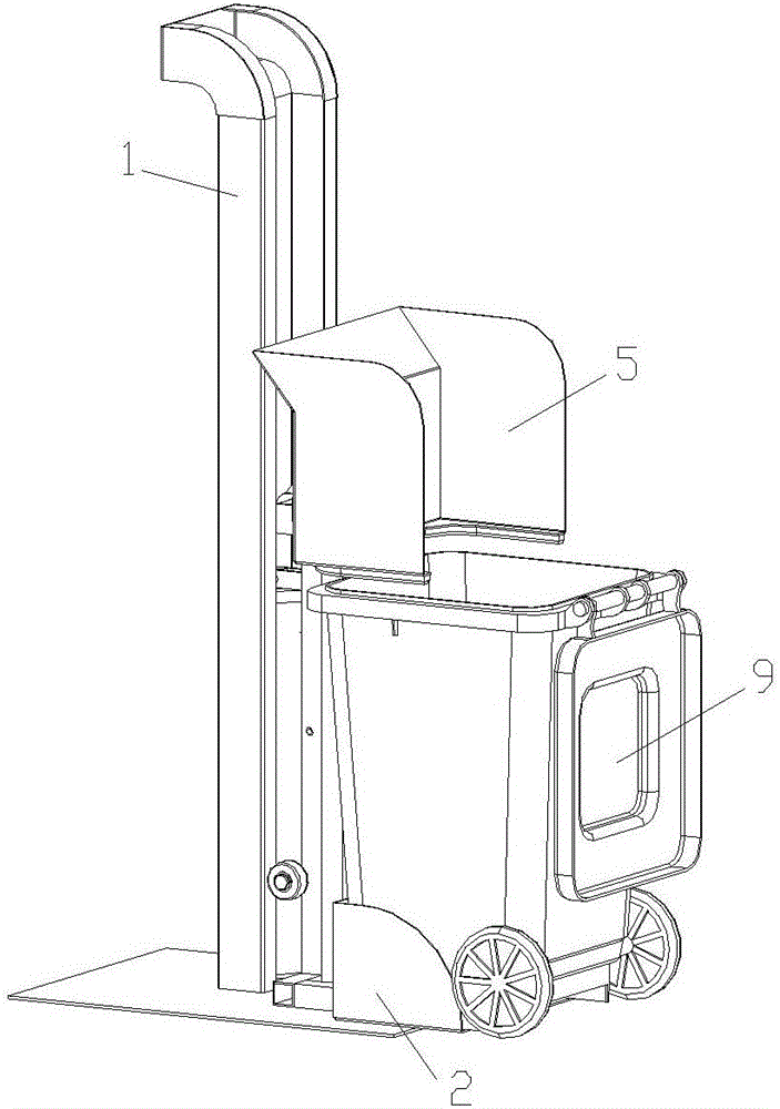 Garbage lifting device