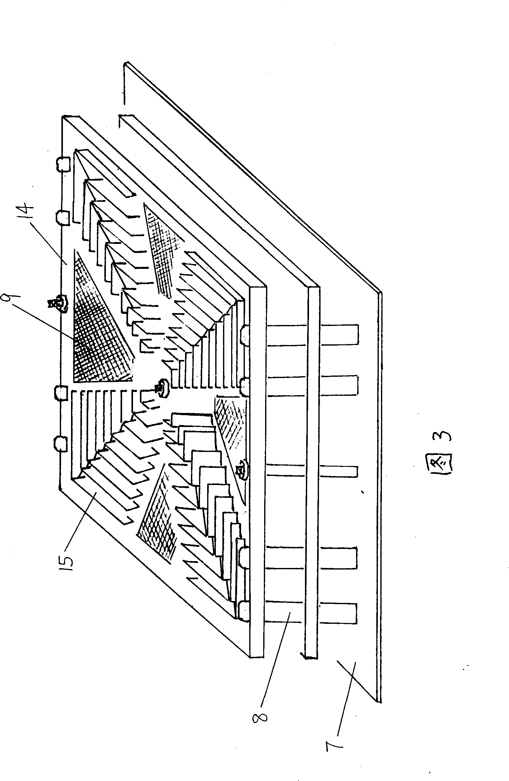 Sludge submarine sea cucumber culture tank and breeding method