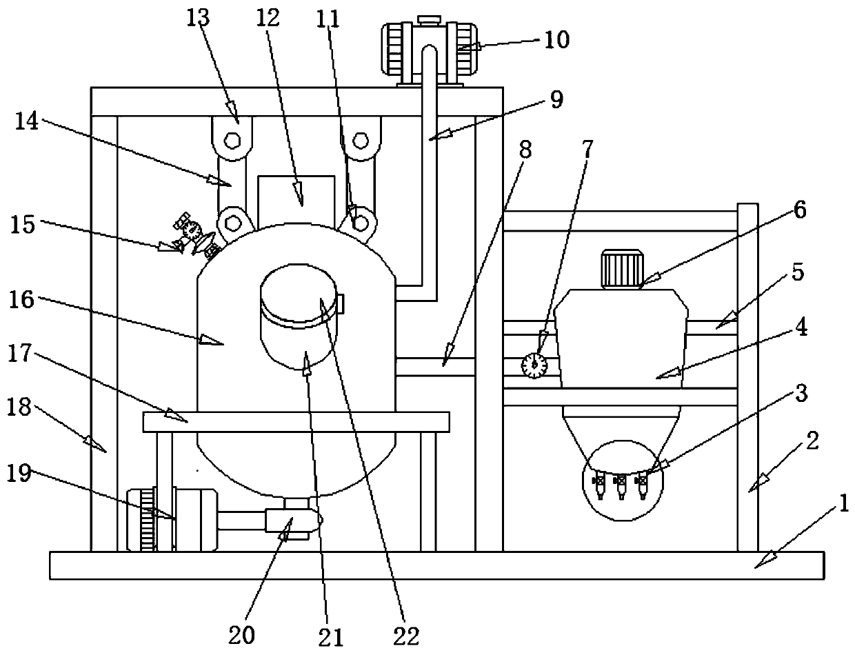 Solid material dissolution extraction device for industrial design