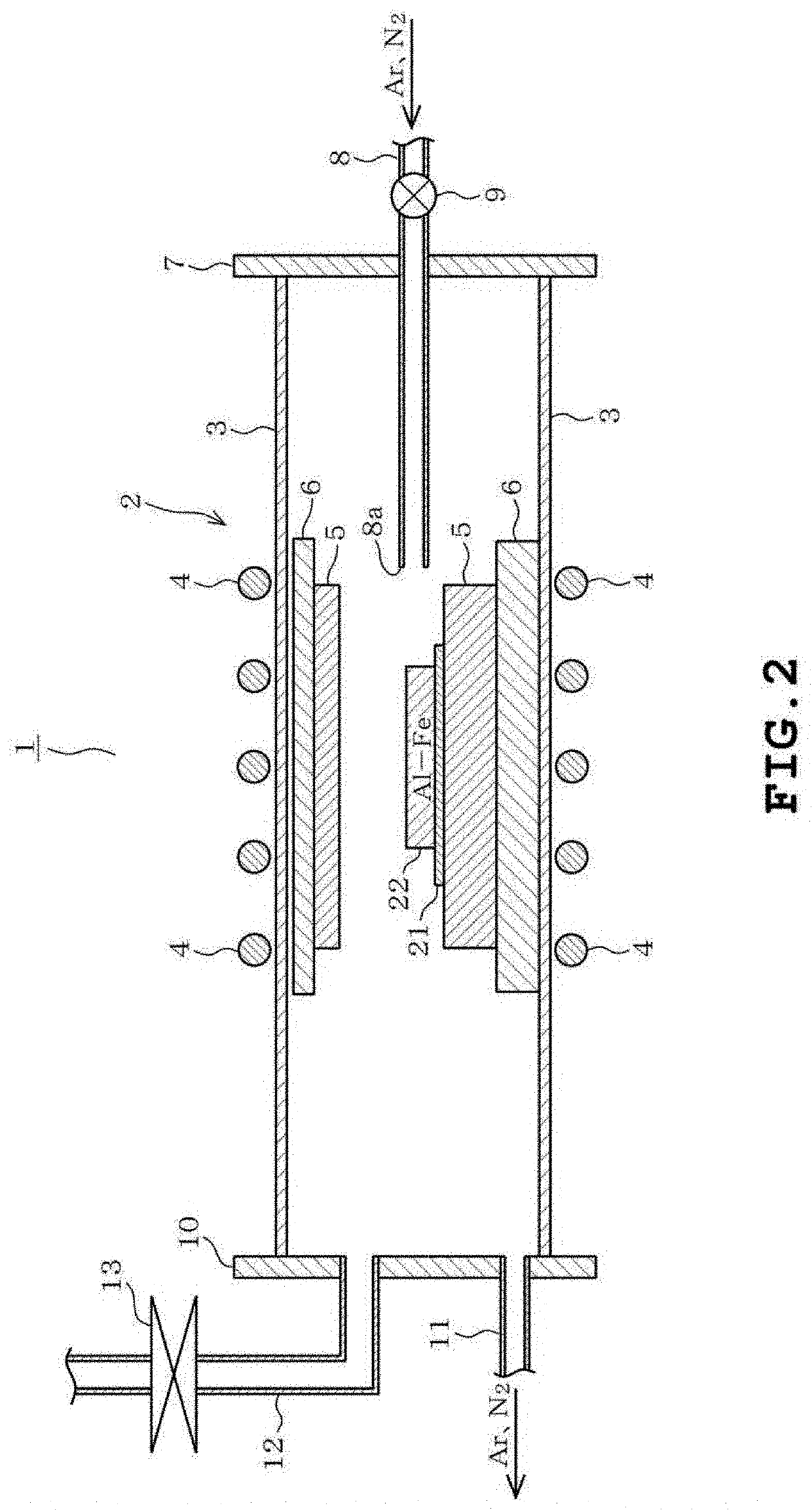 Aln crystal preparation method, aln crystals, and organic compound including aln crystals