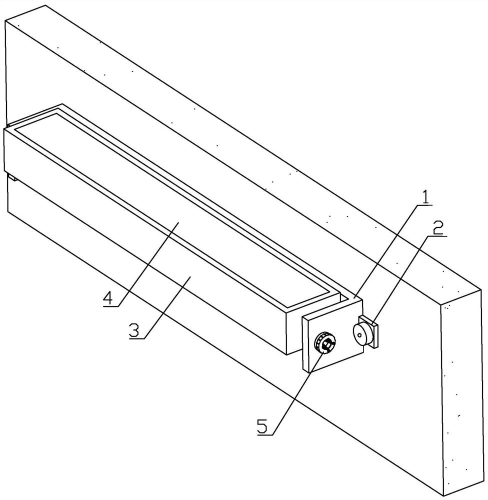 An anti-glare LED wall washer lamp and its construction method