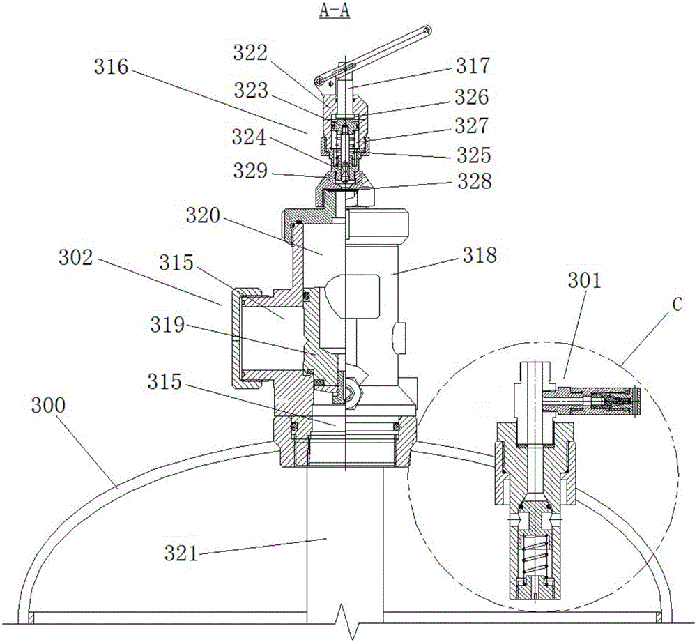 Spare pressure type heptafluoropropane fire extinguishing system