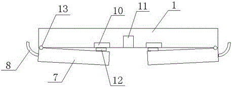 High-reliability conveying trolley structure for construction field