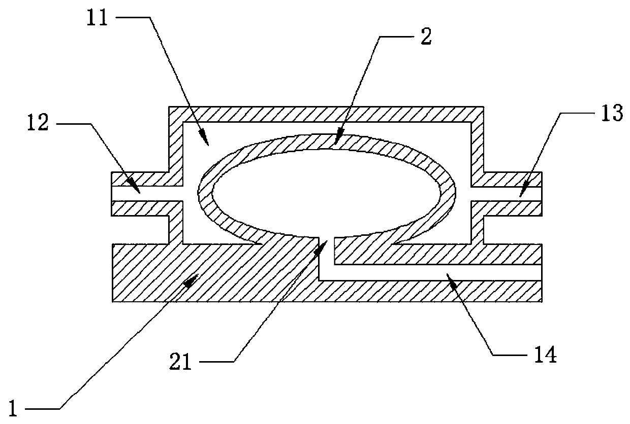 Micro-fluidic negative pressure driving normally open micro-valve