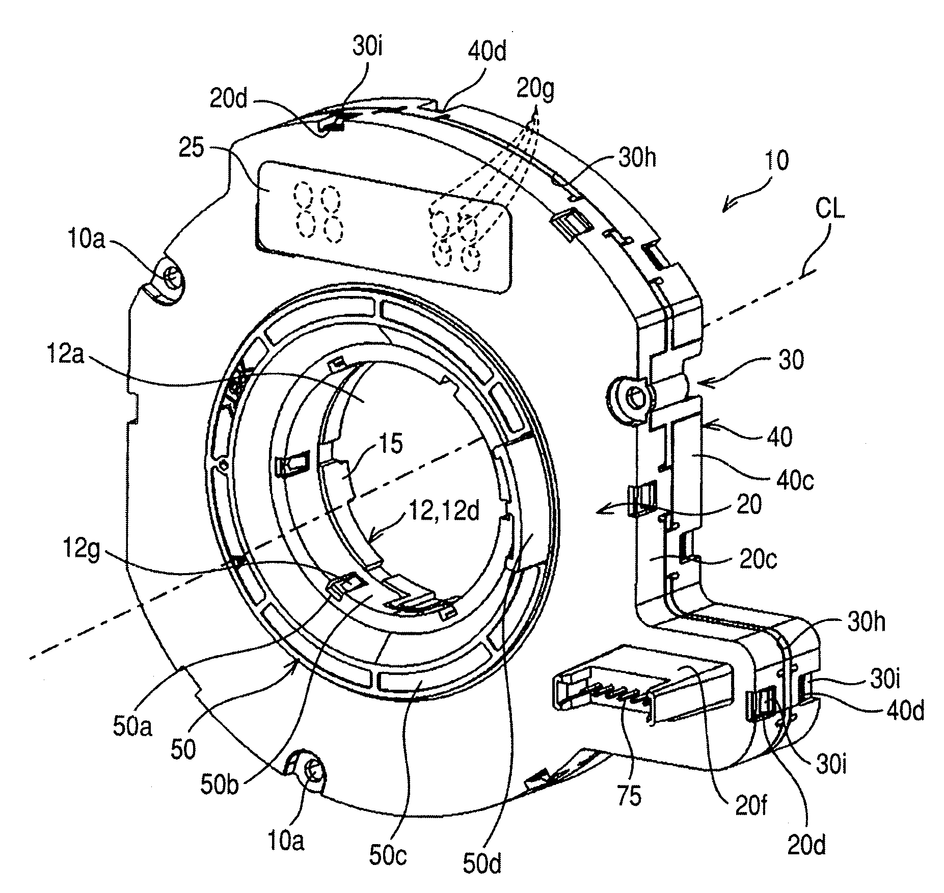 Rotary angle detecting device