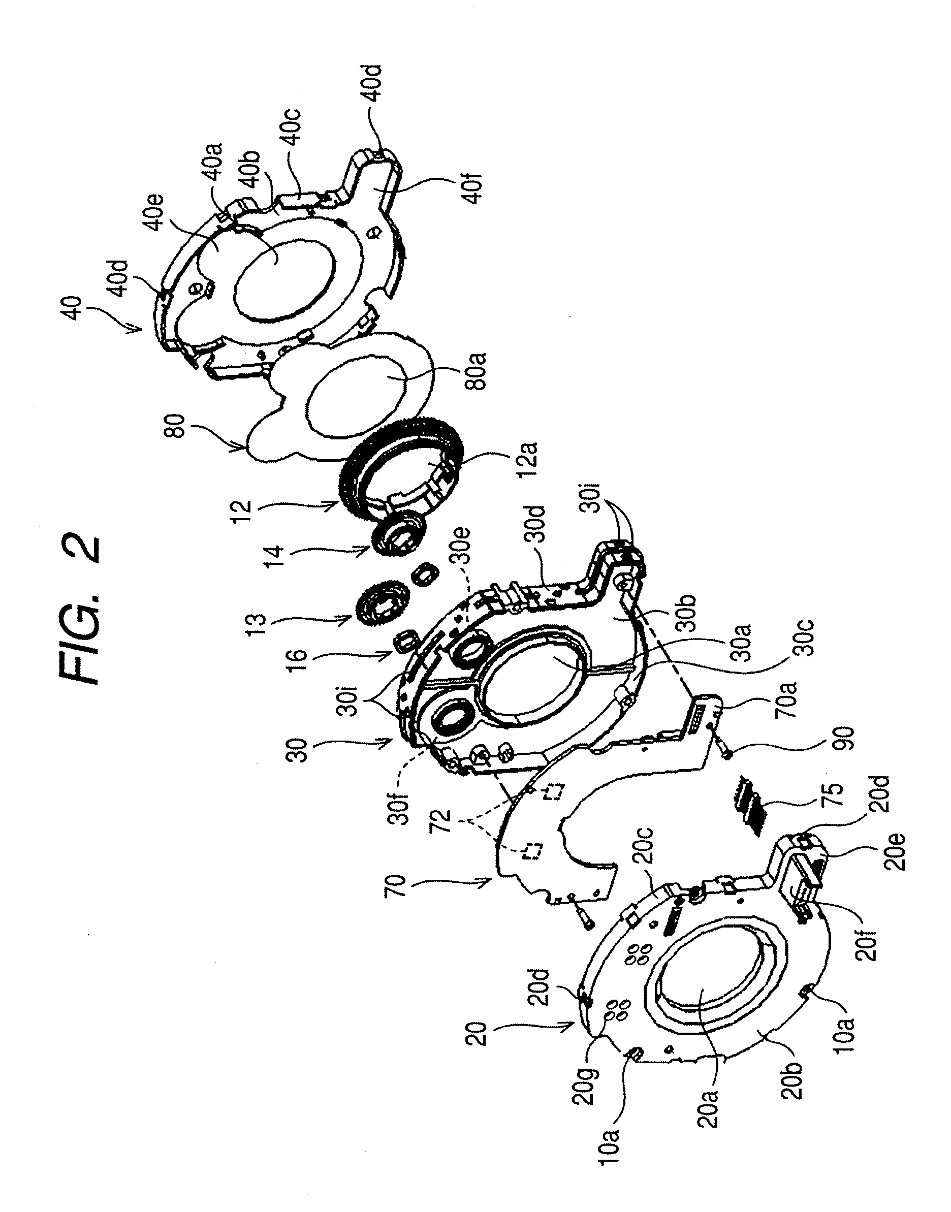 Rotary angle detecting device