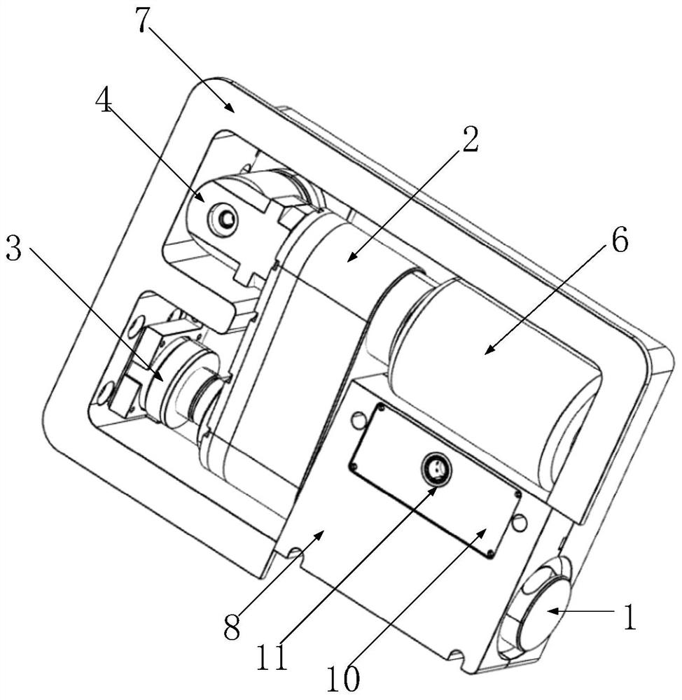 Ultra-thin power assembly for automatic driving collision target vehicle carrying platform