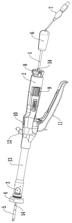 Cutting uterine manipulator based on fluid auxiliary means