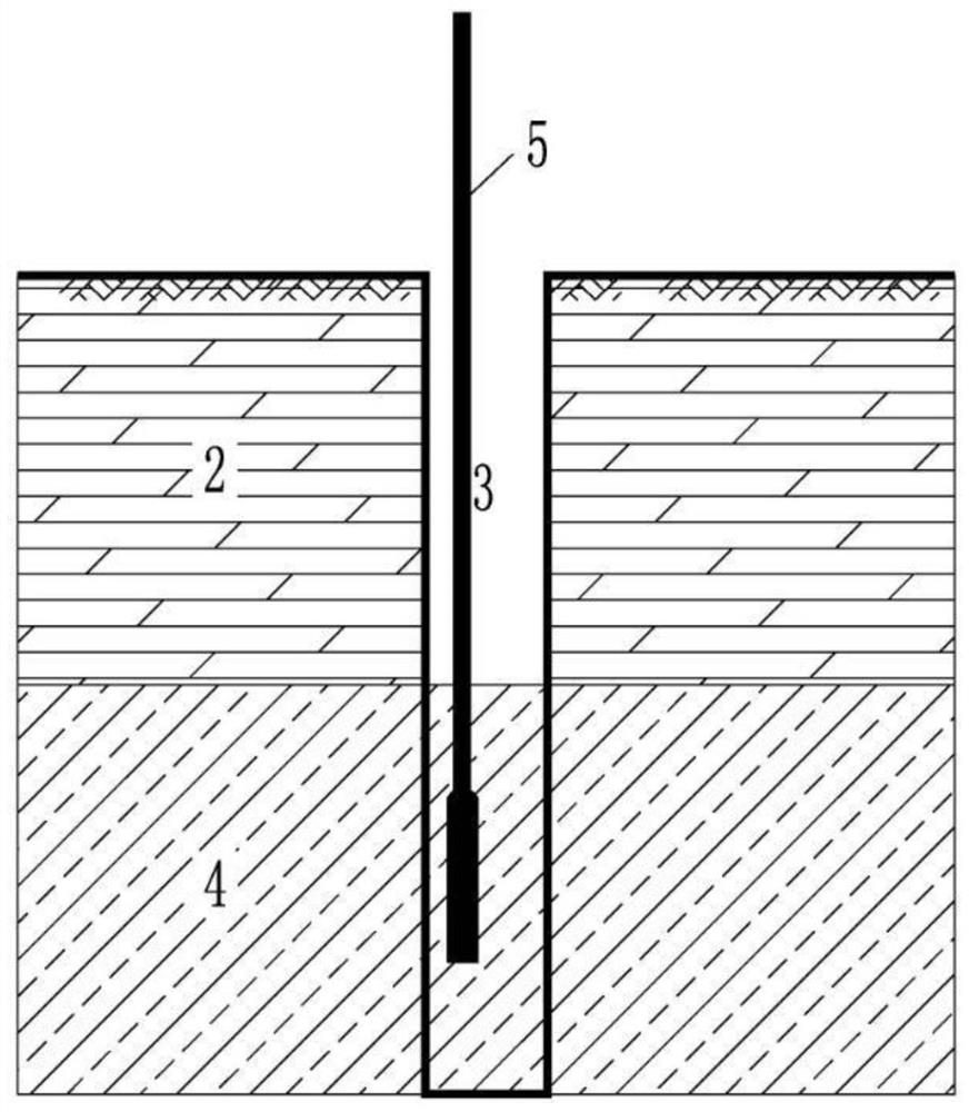 Composite hole exploration method combining drilling, Luoyang shovel and drill rod exploration