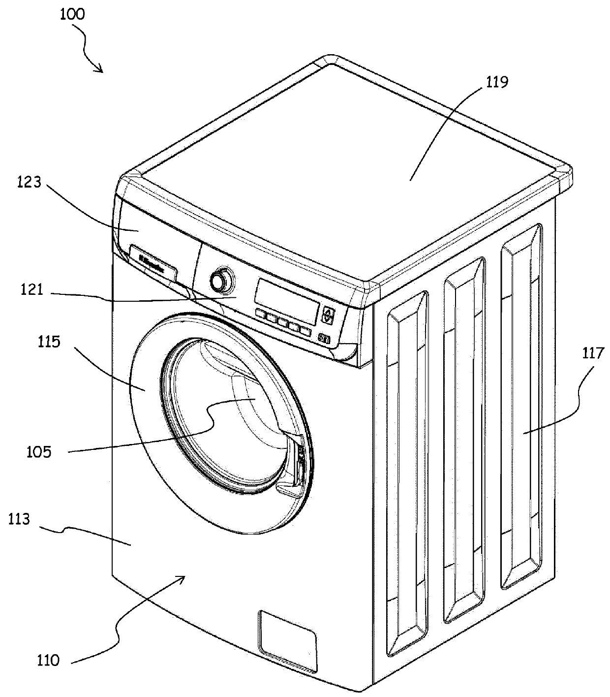 Appliance for drying laundry