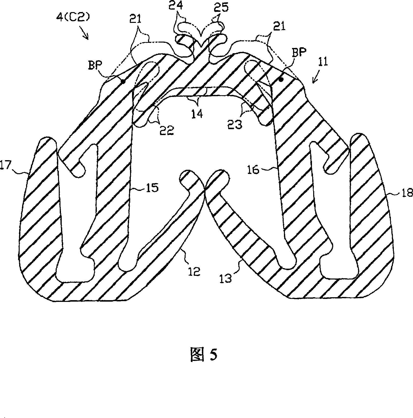 Glass chute and its assembling structure