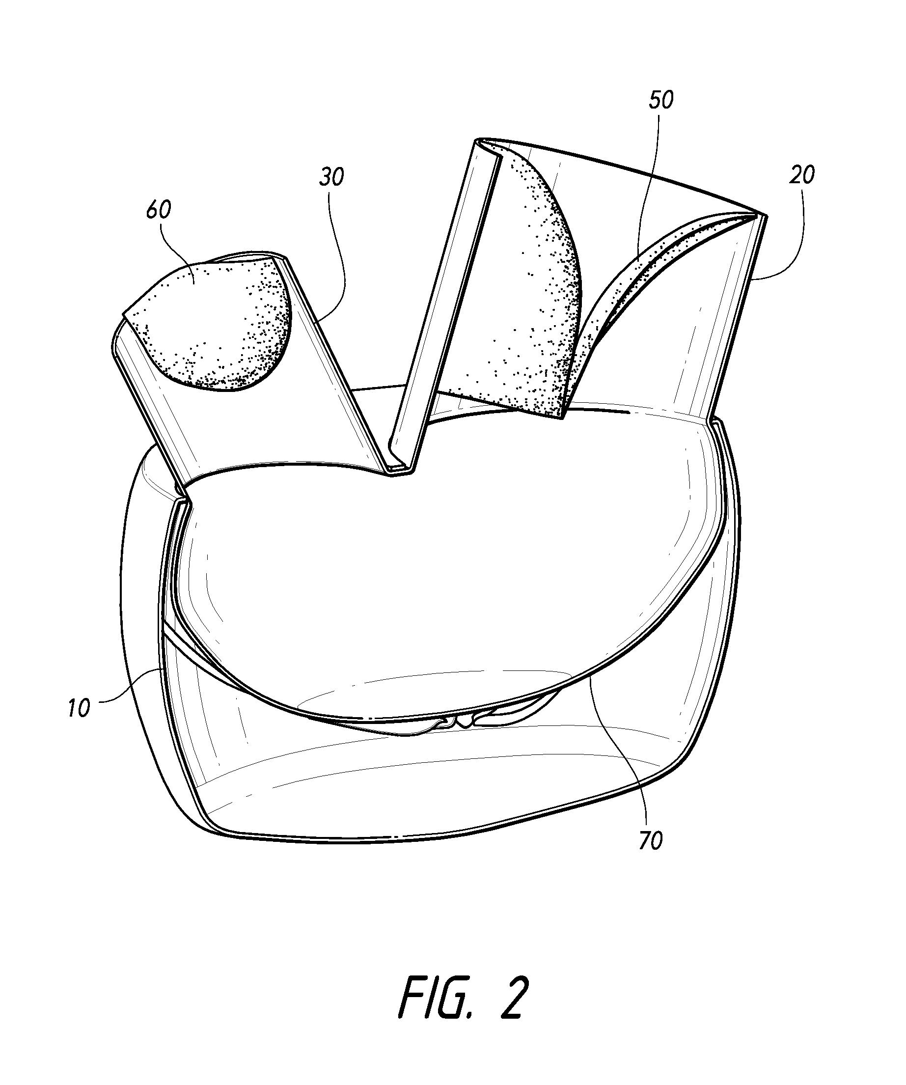 Implantable artificial ventricle having low energy requirement