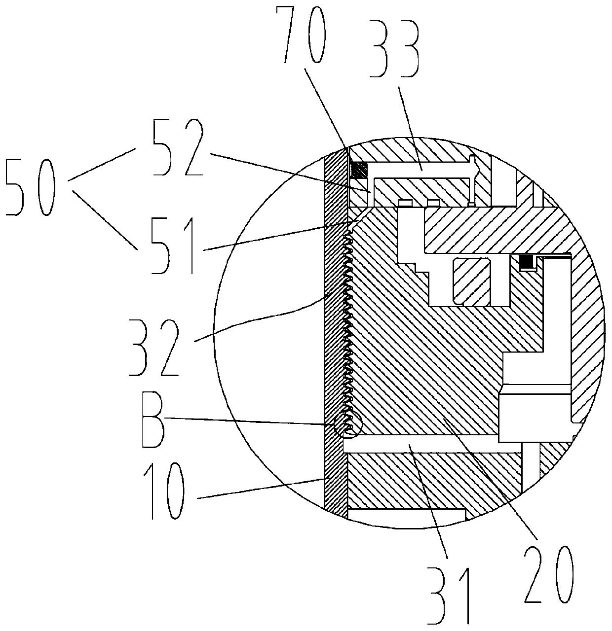 Oil way structure and compressor with same