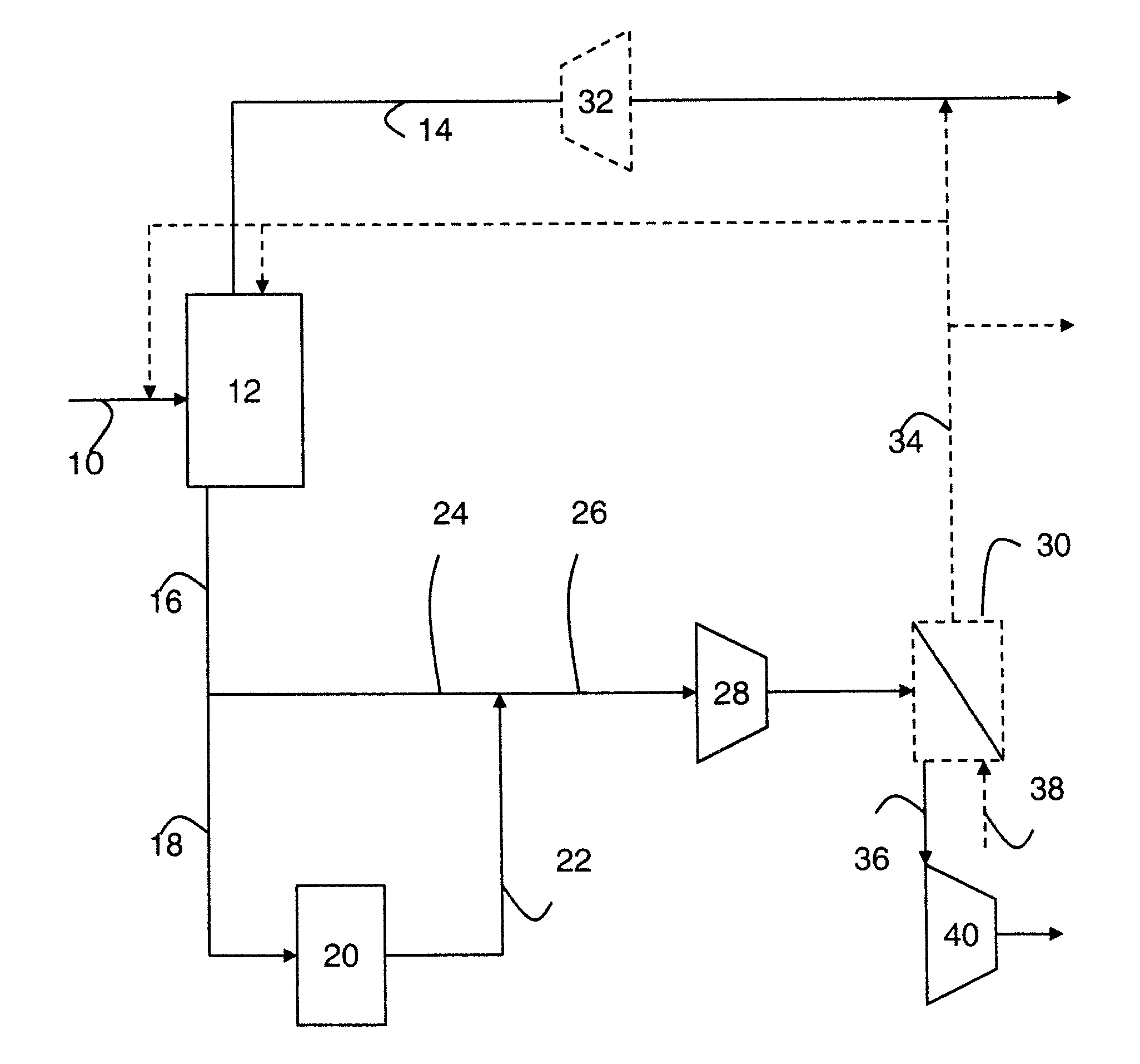 Method and apparatus for adjustably treating a sour gas