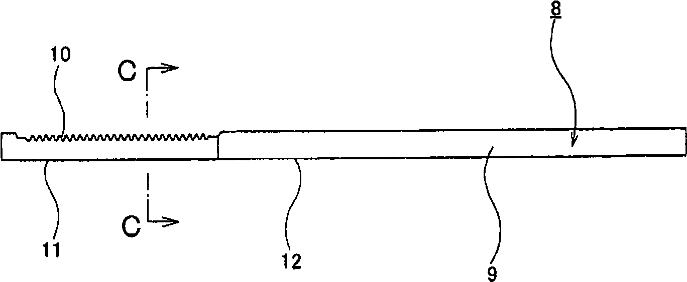 Rack and production method thereof