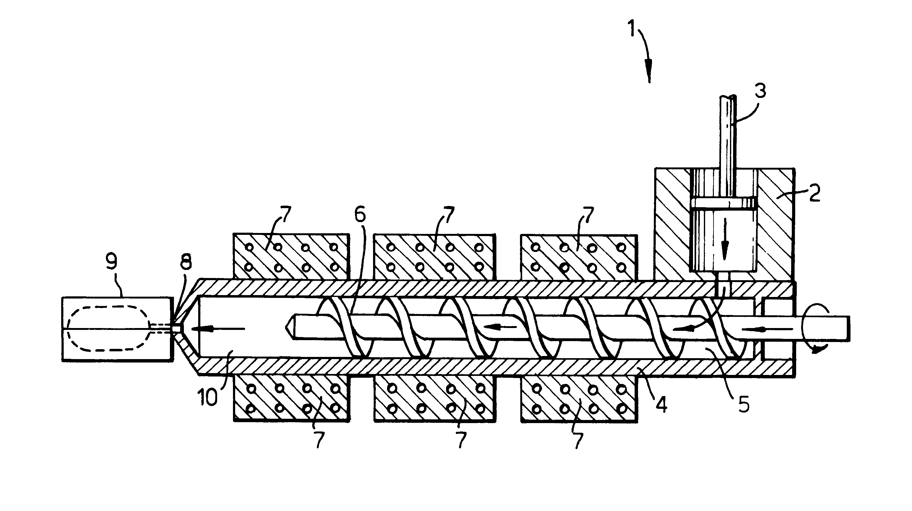 Process for molding of a detergent composition