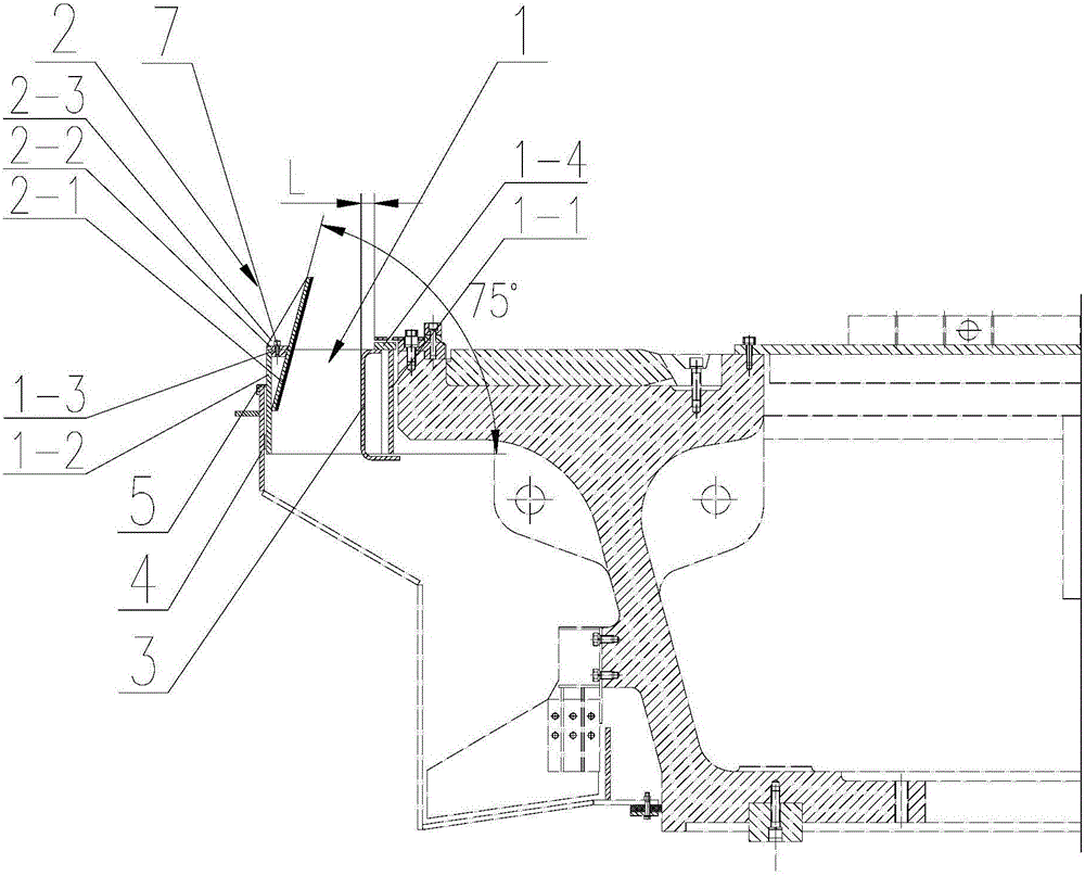 Vertical roller mill air guide ring device