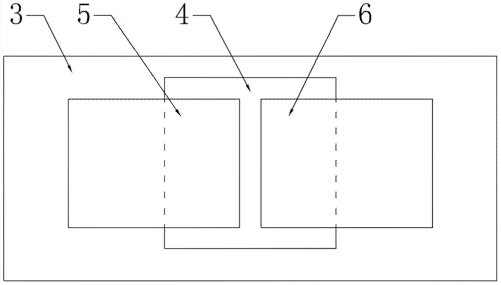 A transparent field-effect ultraviolet detector controlled by grid voltage and its preparation method