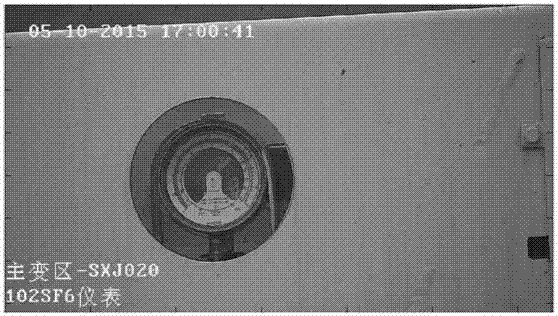 Circular pointer-type dial visual sense positioning and automatic reading method