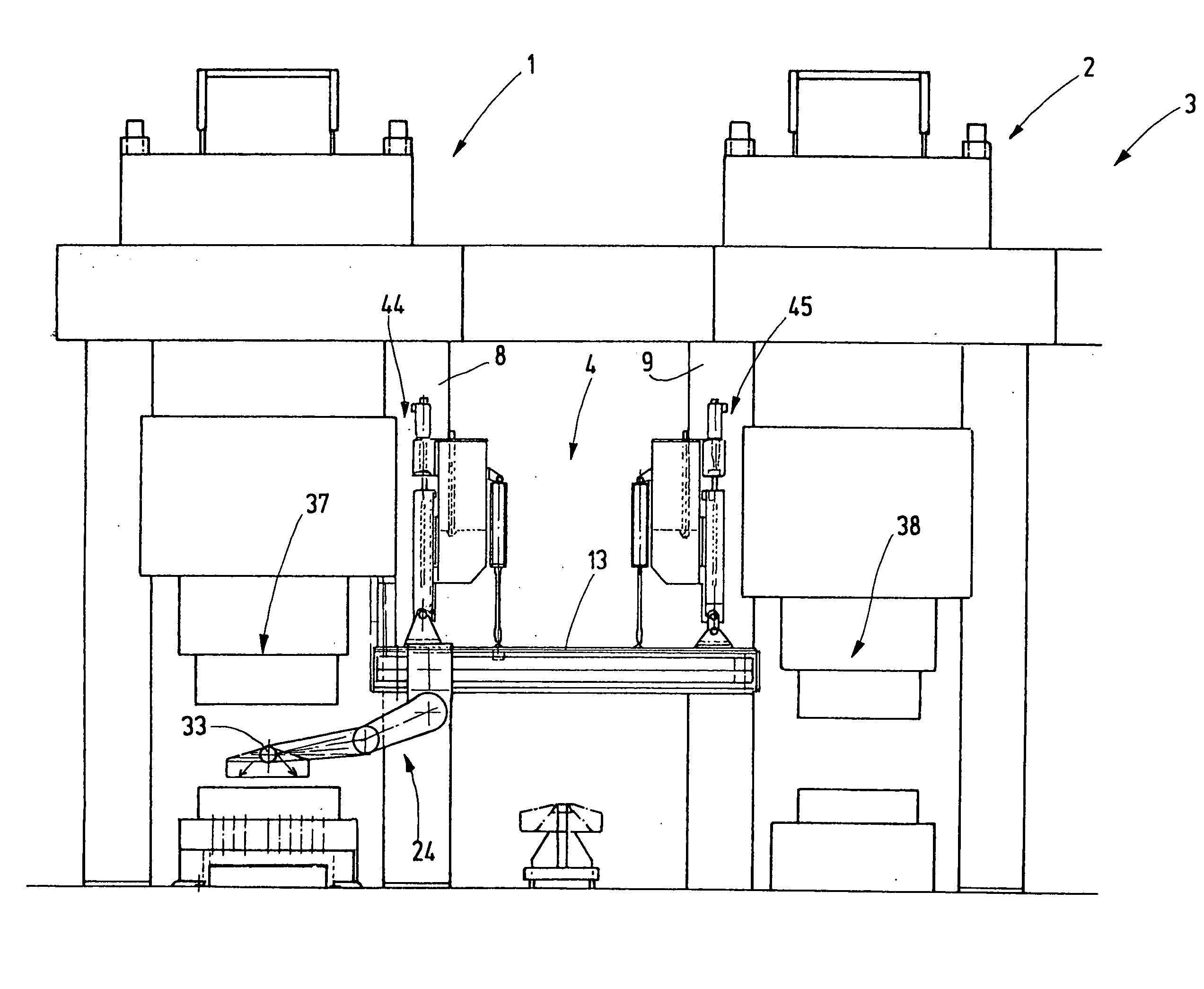 Transfer arrangement and method