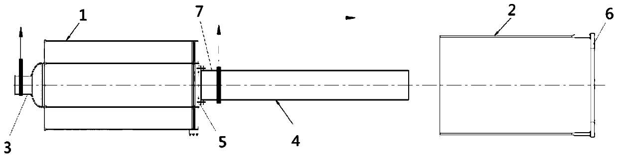 Assembly method of internal part of large adsorber