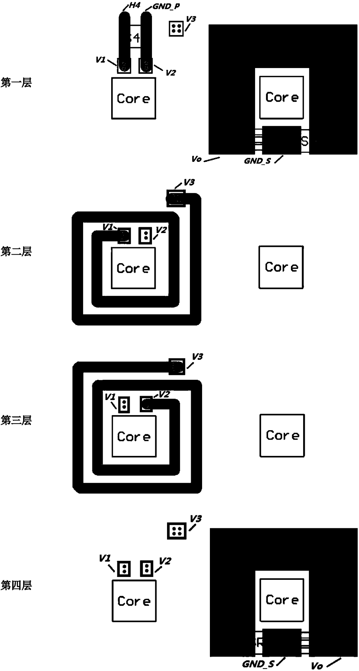 Turn ratio adjustable type matrix transformer integrated with synchronous rectifier tubes