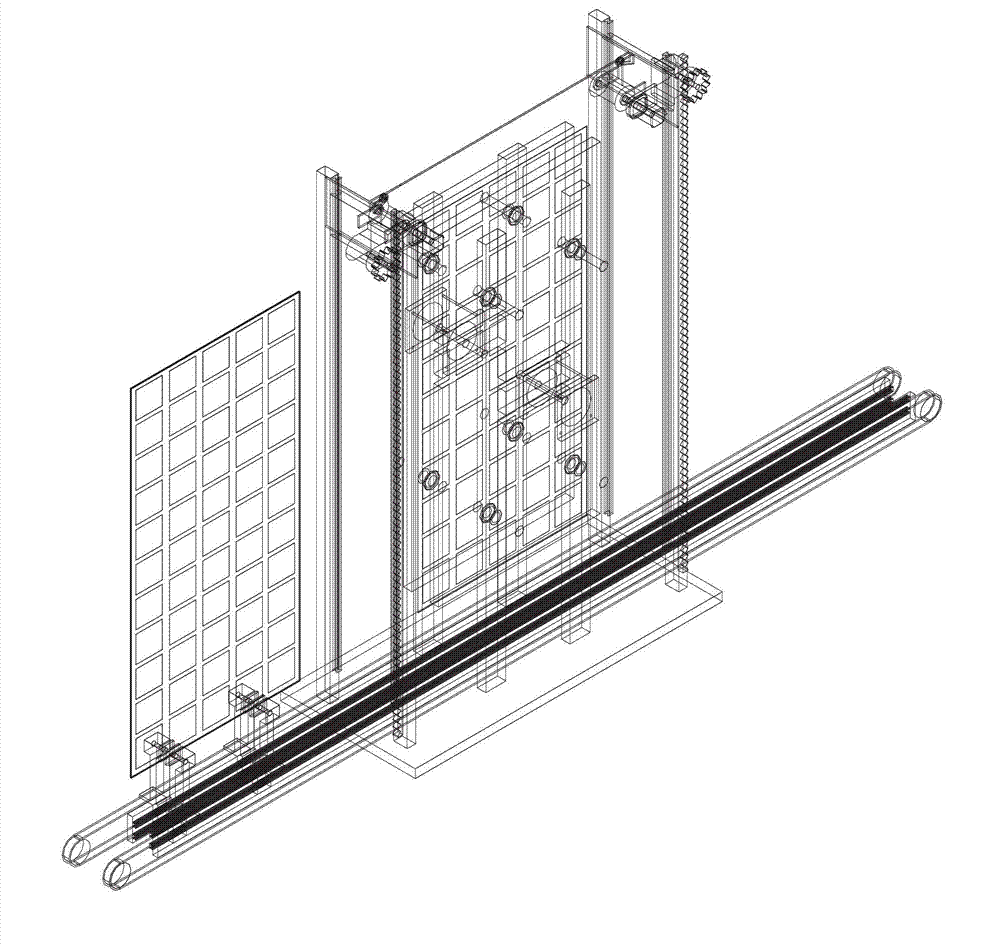 Stripping method applied to full-glass solar cell panel and stripping machine thereof