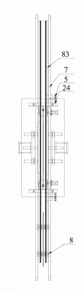 Stripping method applied to full-glass solar cell panel and stripping machine thereof