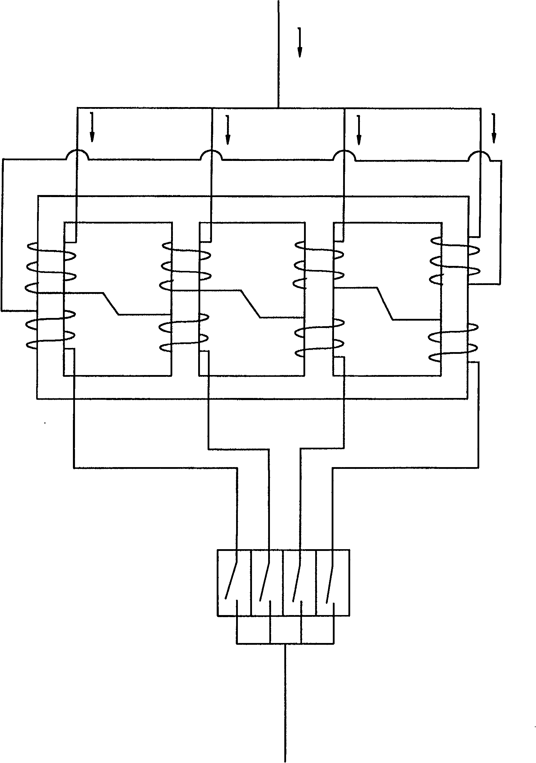 Parallel circuit breaker