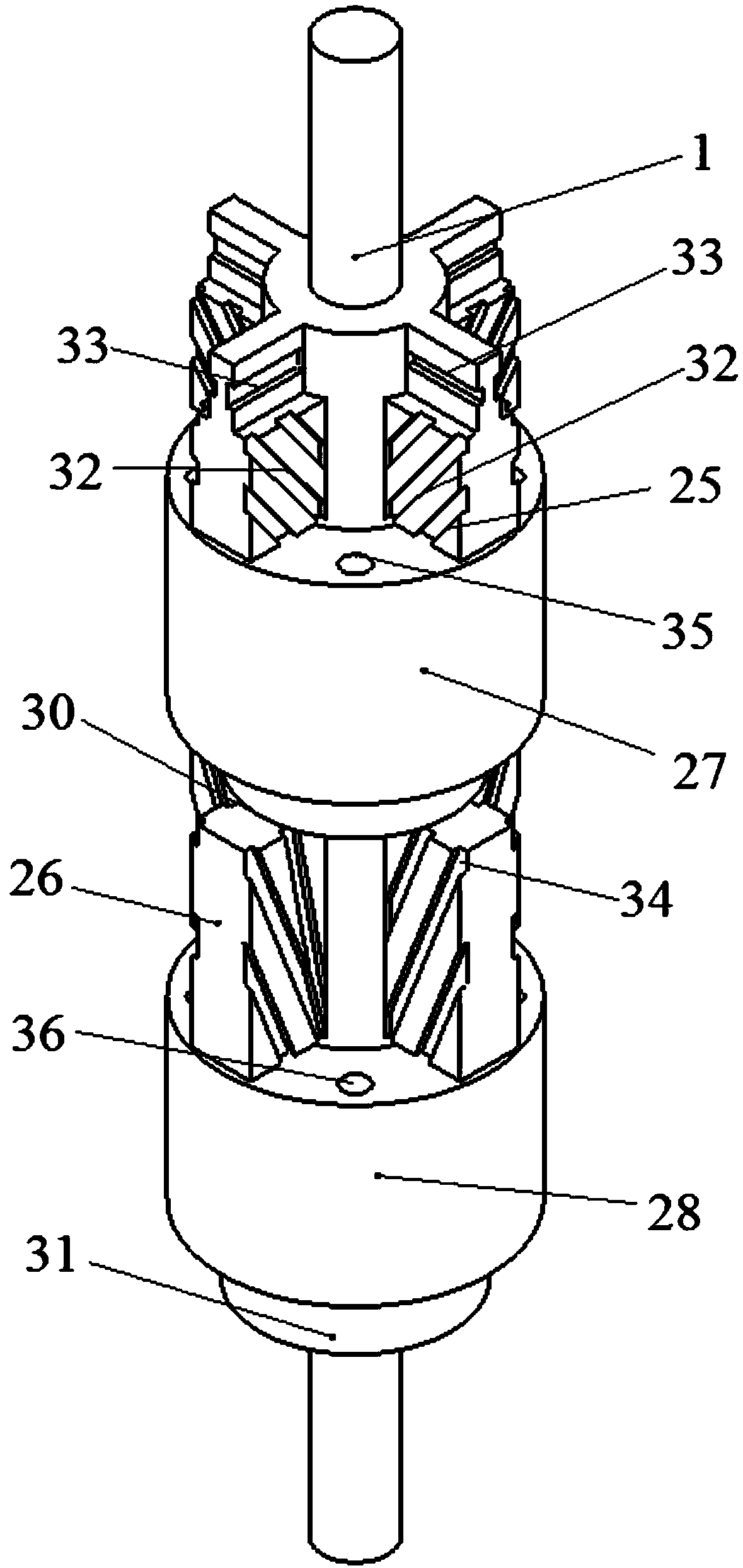 Rotary-type magneto-rheological damper