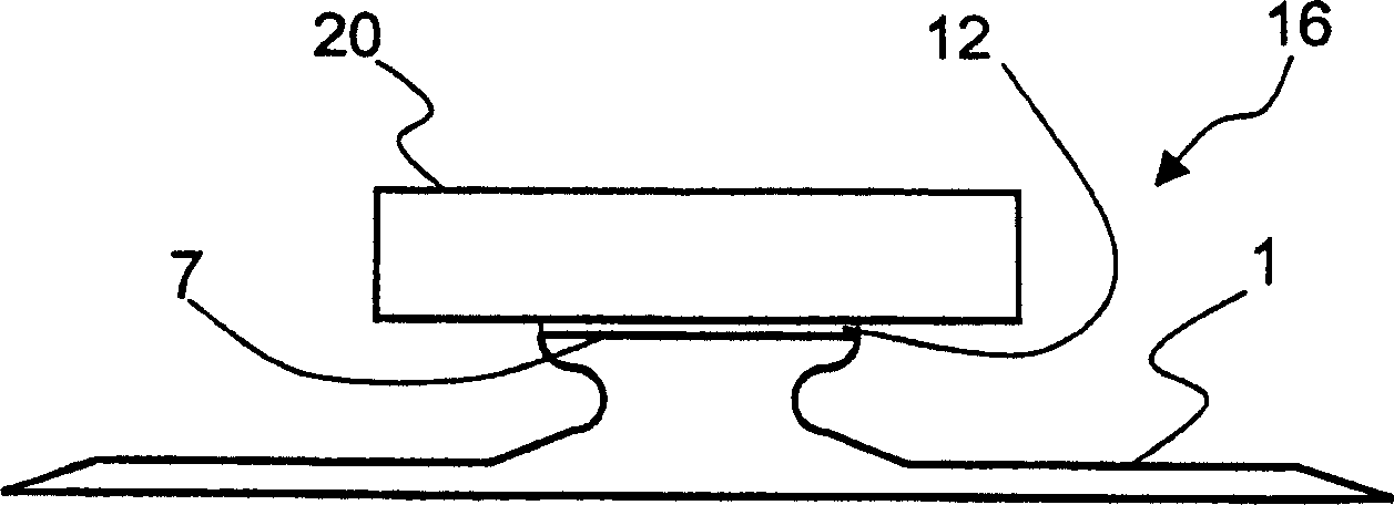 Post patch for mounting devices inside tires