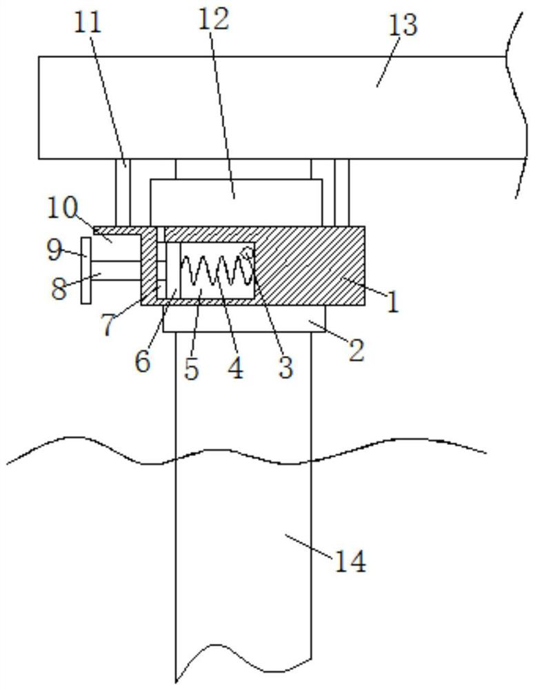 Derusting device for support column of offshore drilling platform