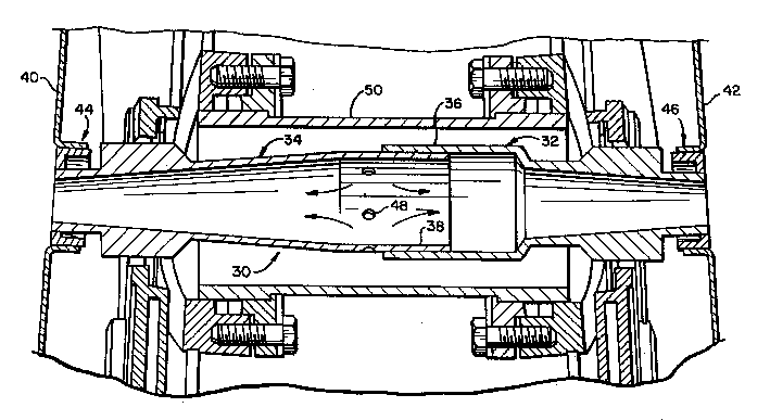 Conic traverse flame tube