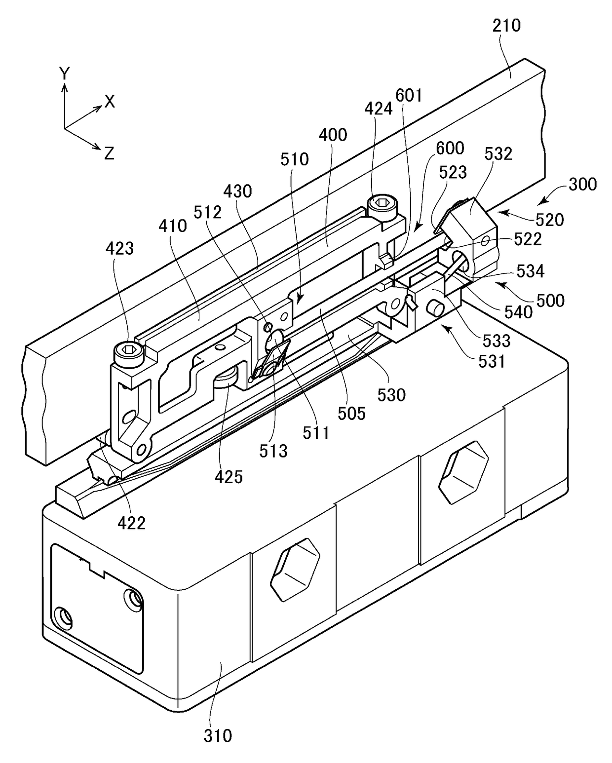 Linear displacement measuring apparatus