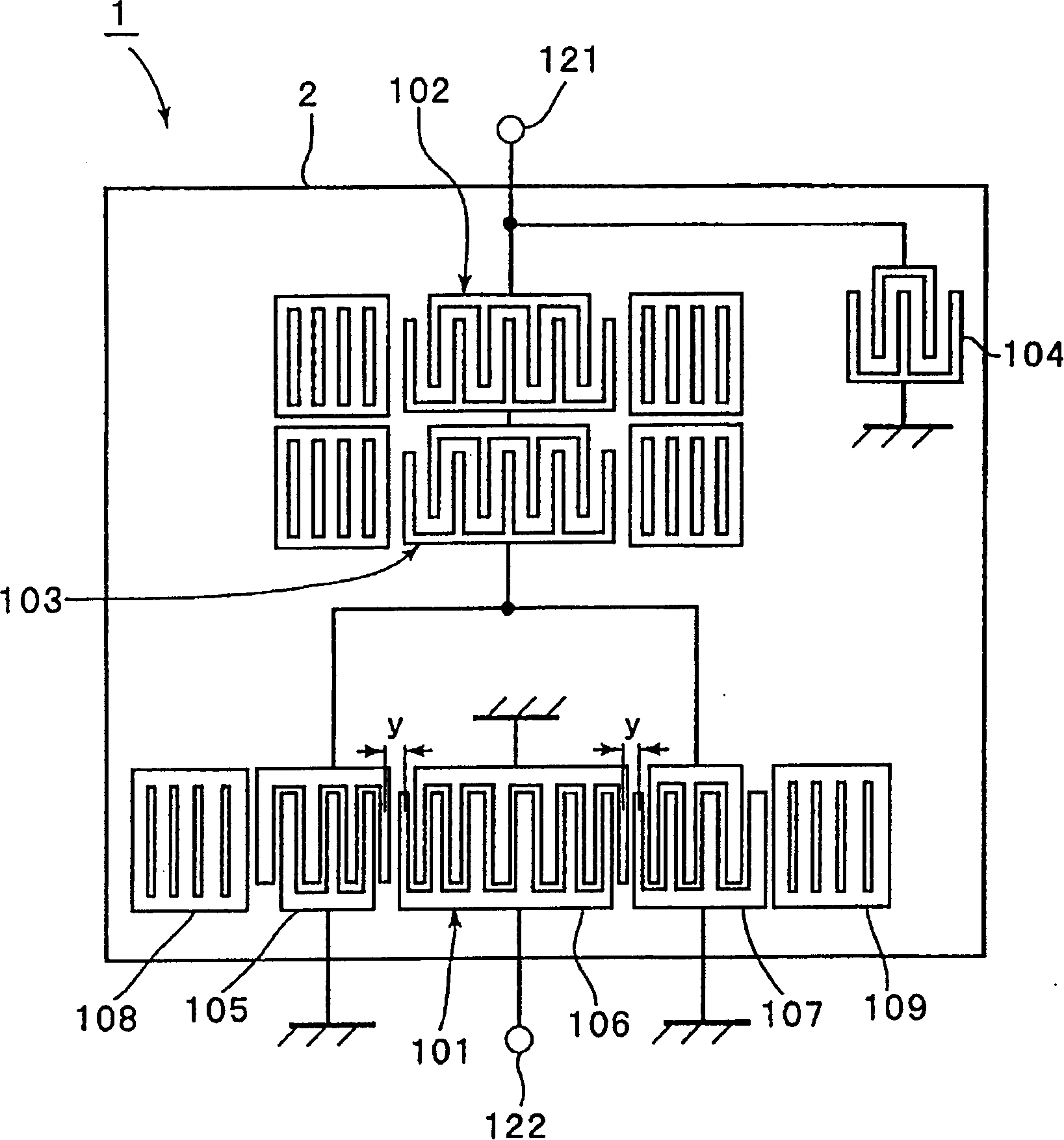 Acoustic surface wave filter