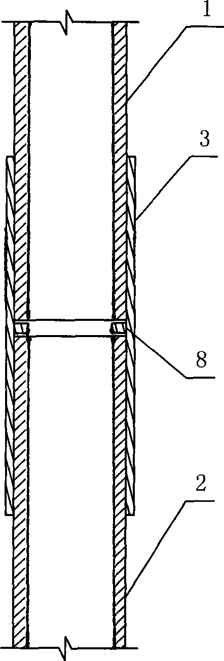 Steel pipe concrete segment type coat node and its construction method