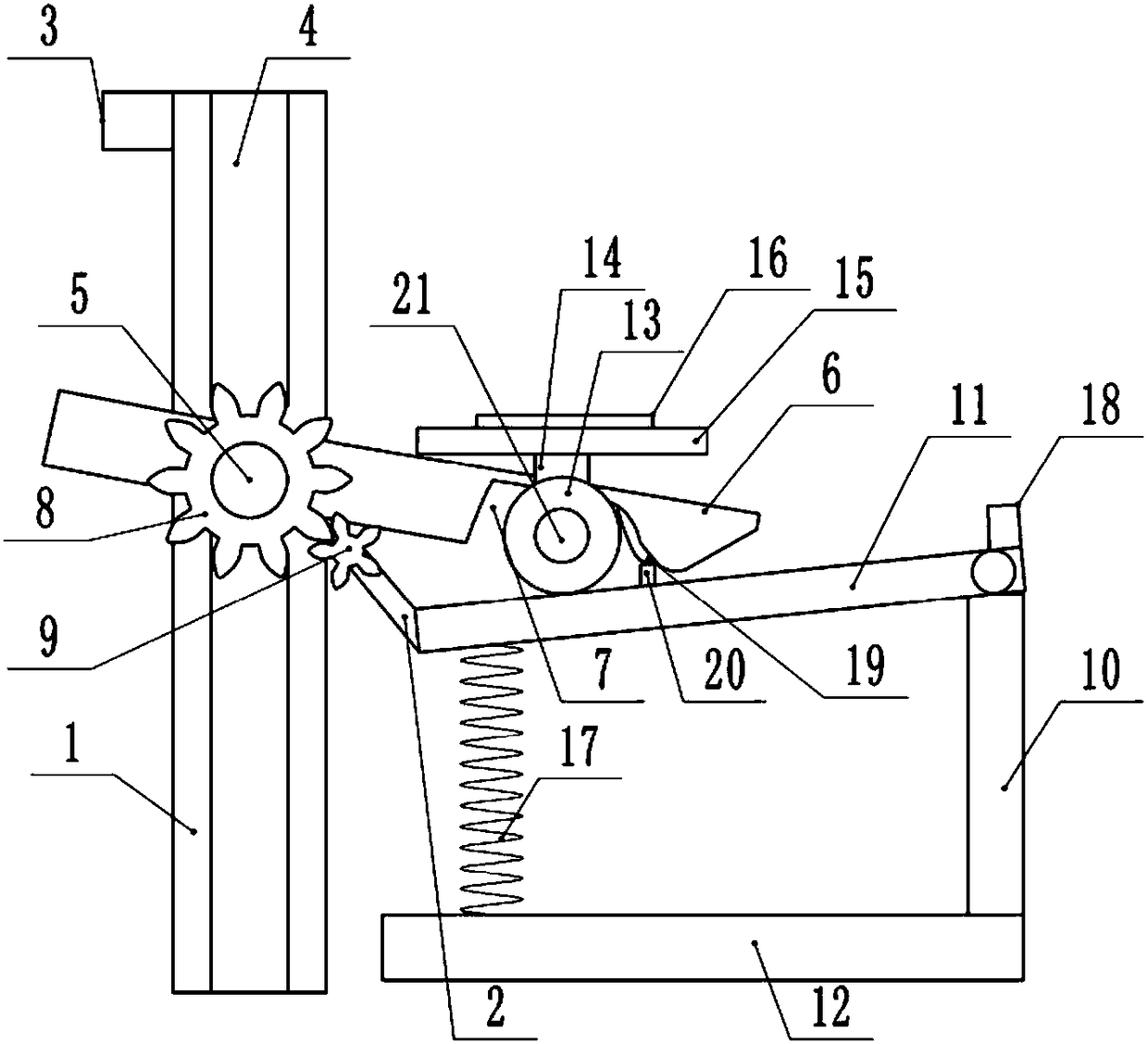 Planting lifting device