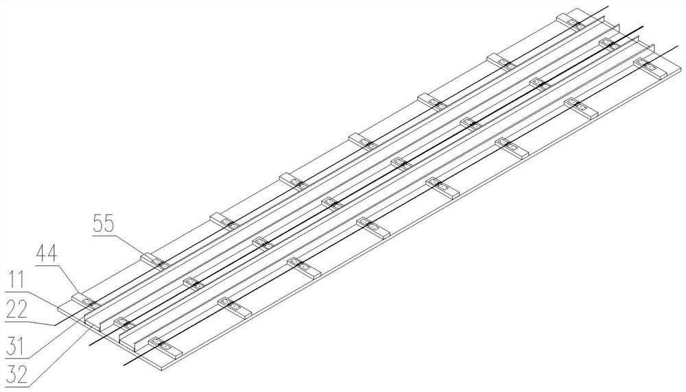 Fabricated formwork-removal-free prefabricated floor bottom plate structure