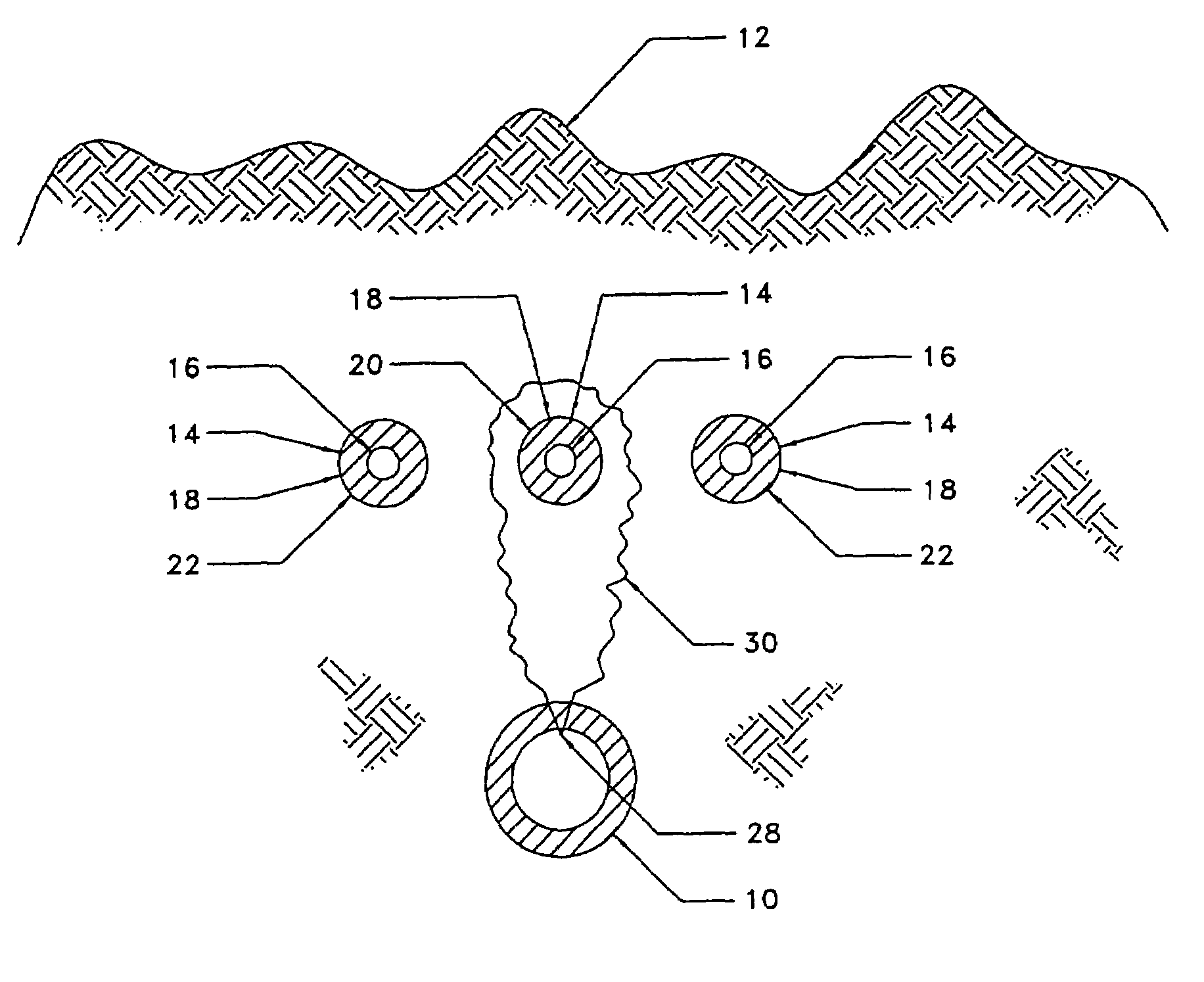 Damage prevention system for cables, pipelines and the like